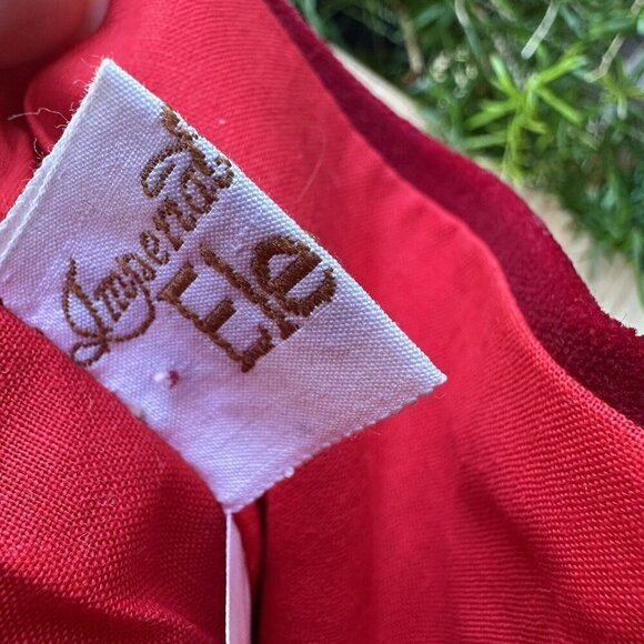 VTG 1991 100% Wool Needlepoint Embroidered Angel Cherub Stocking Christmas Décor - Picture 7 of 10